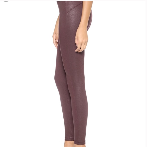 David Lerner Barlow Oxblood Coated Legging Pants - Picture 11 of 11
